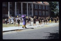Students dancing with Pee Dee